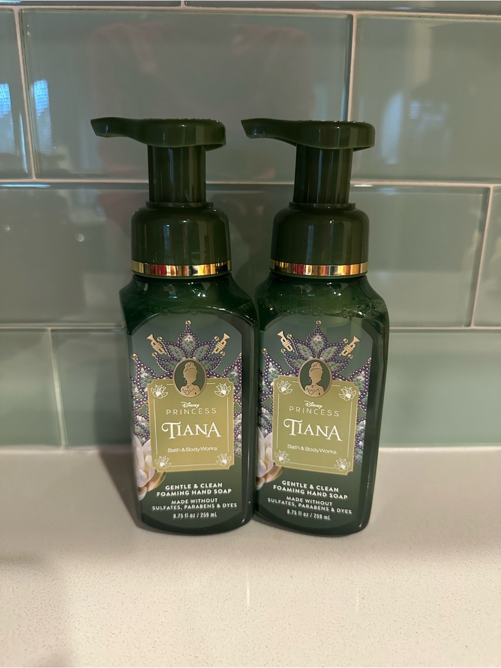 Bath & Body Works Disney Princess Tiana Foaming Hand Soap Duo
